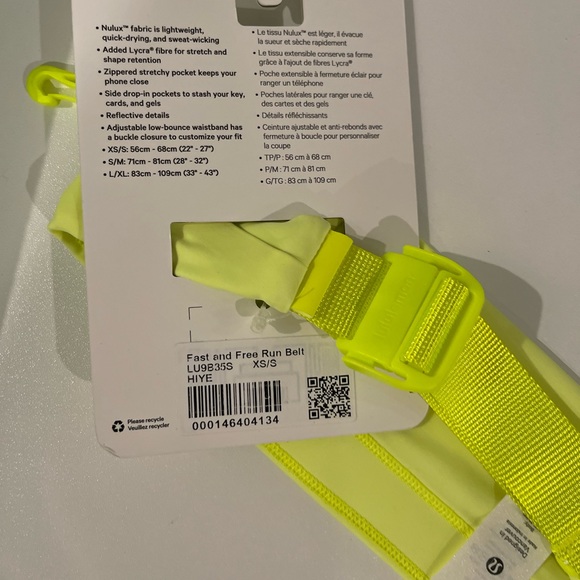 Lululemon fast and free running belt - Picture 2 of 4